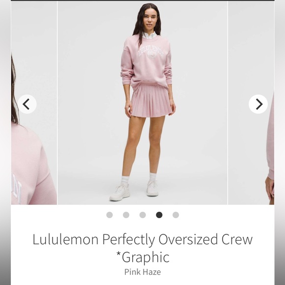 Lululemon Perfectly Oversized Crew Graphic - Picture 7 of 9